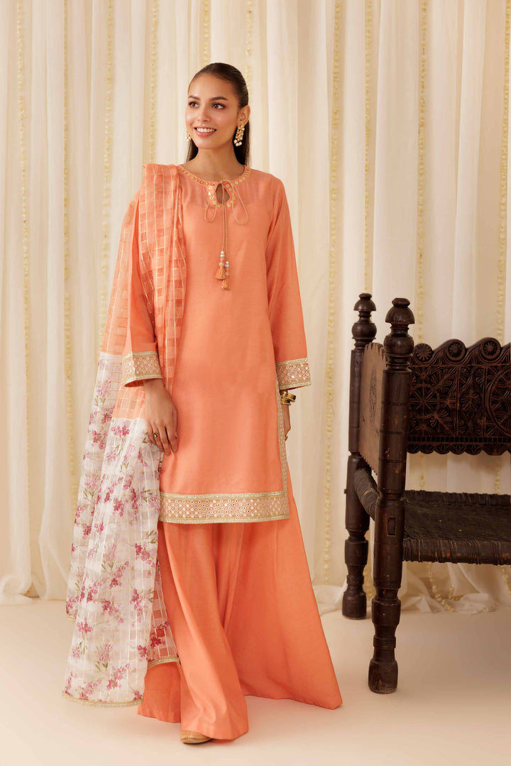 3 Piece - Basic Suit - PFE25-53 for Women - Pret Collection | Nishat | Shop Online