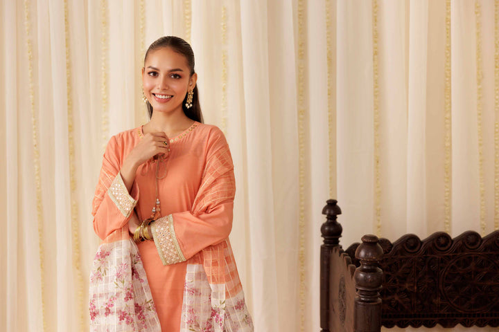 3 Piece - Basic Suit - PFE25-53 for Women - Pret Collection | Nishat | Shop Online