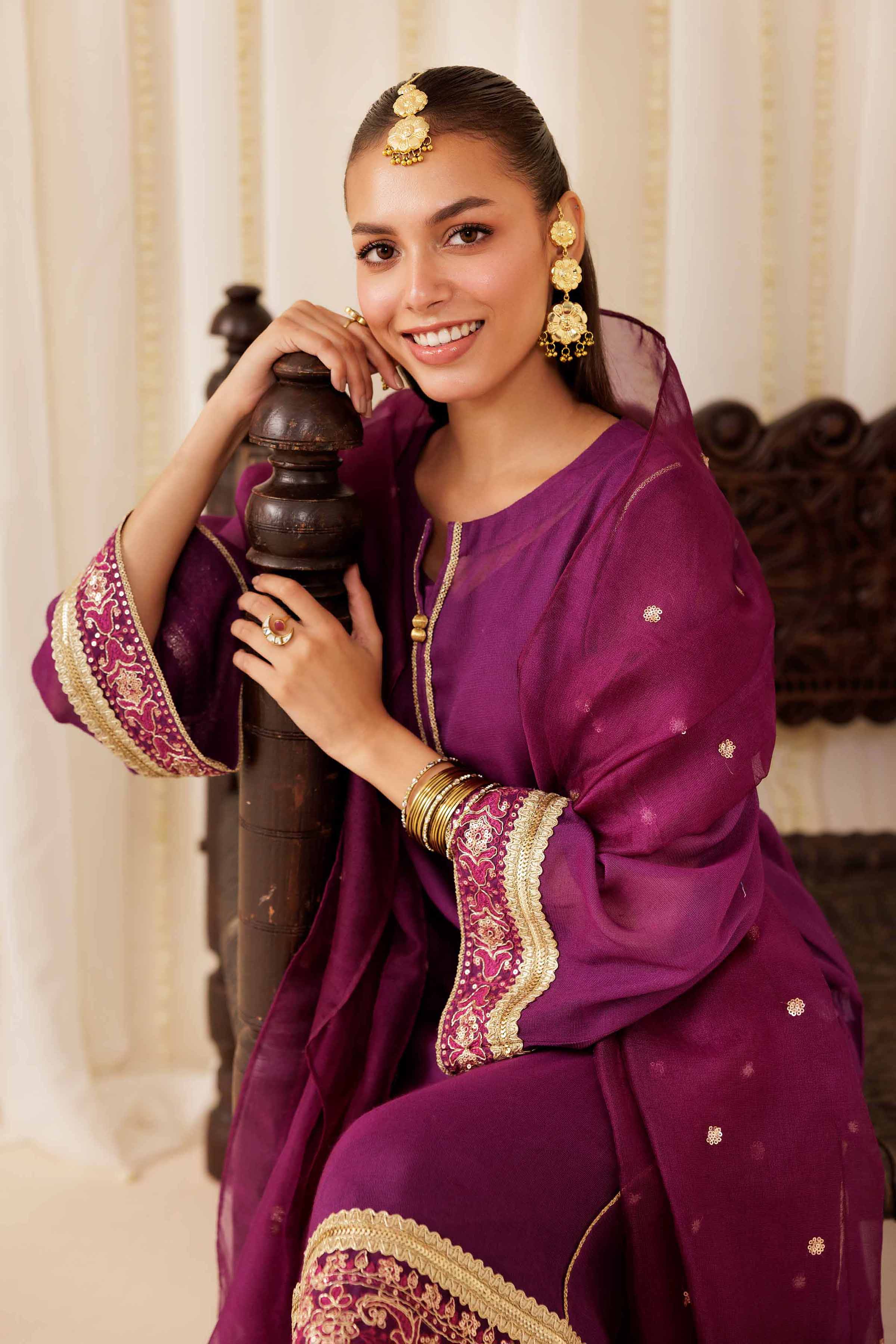 3 Piece - Embroidered Suit - PFE25-54 for Women - Pret Collection | Nishat | Shop Online
