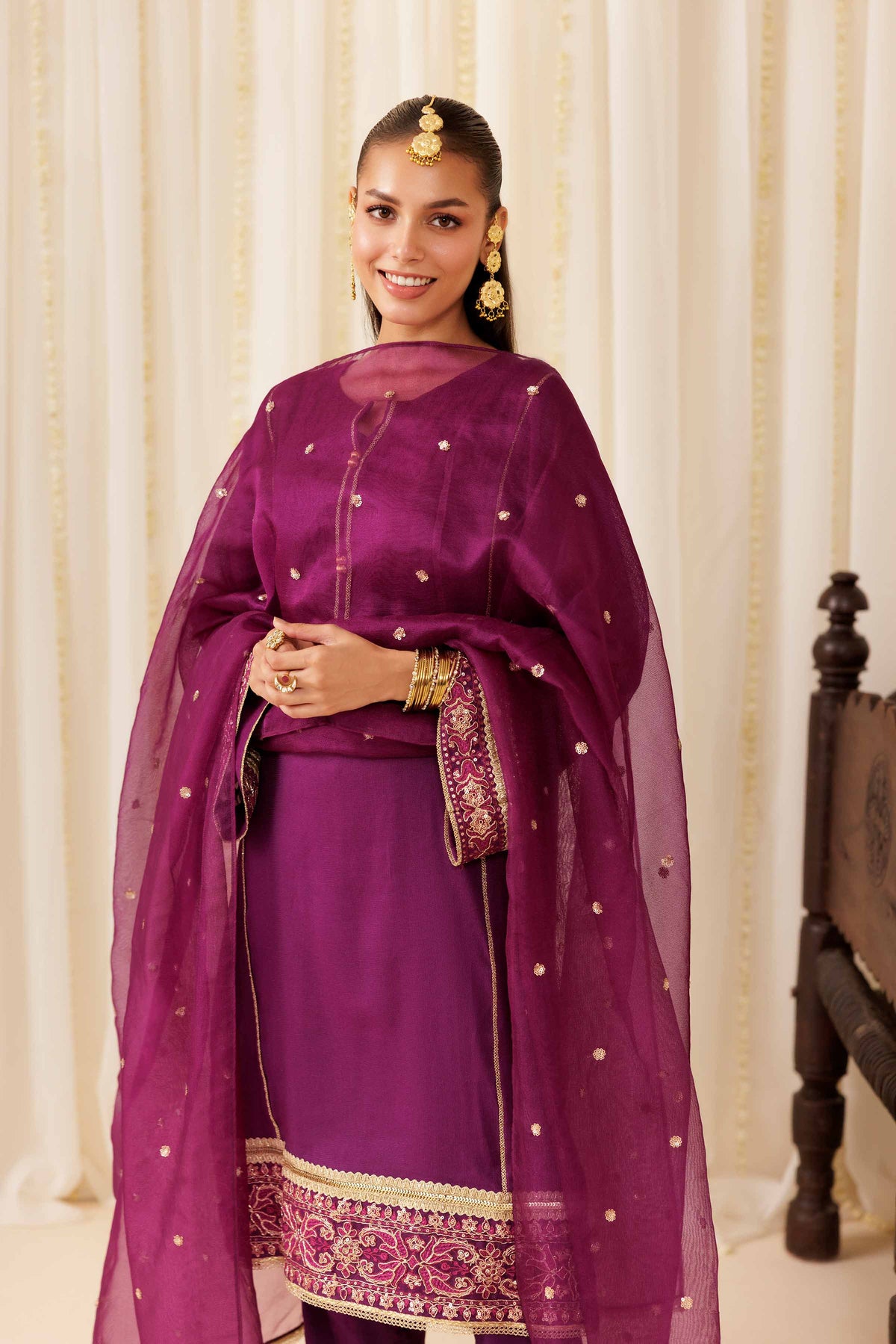 3 Piece - Embroidered Suit - PFE25-54 for Women - Pret Collection | Nishat | Shop Online