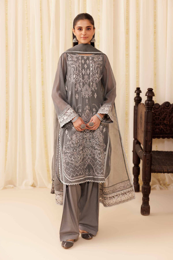 3 Piece - Embroidered Suit - PFE25-56 for Women - Pret Collection | Nishat | Shop Online