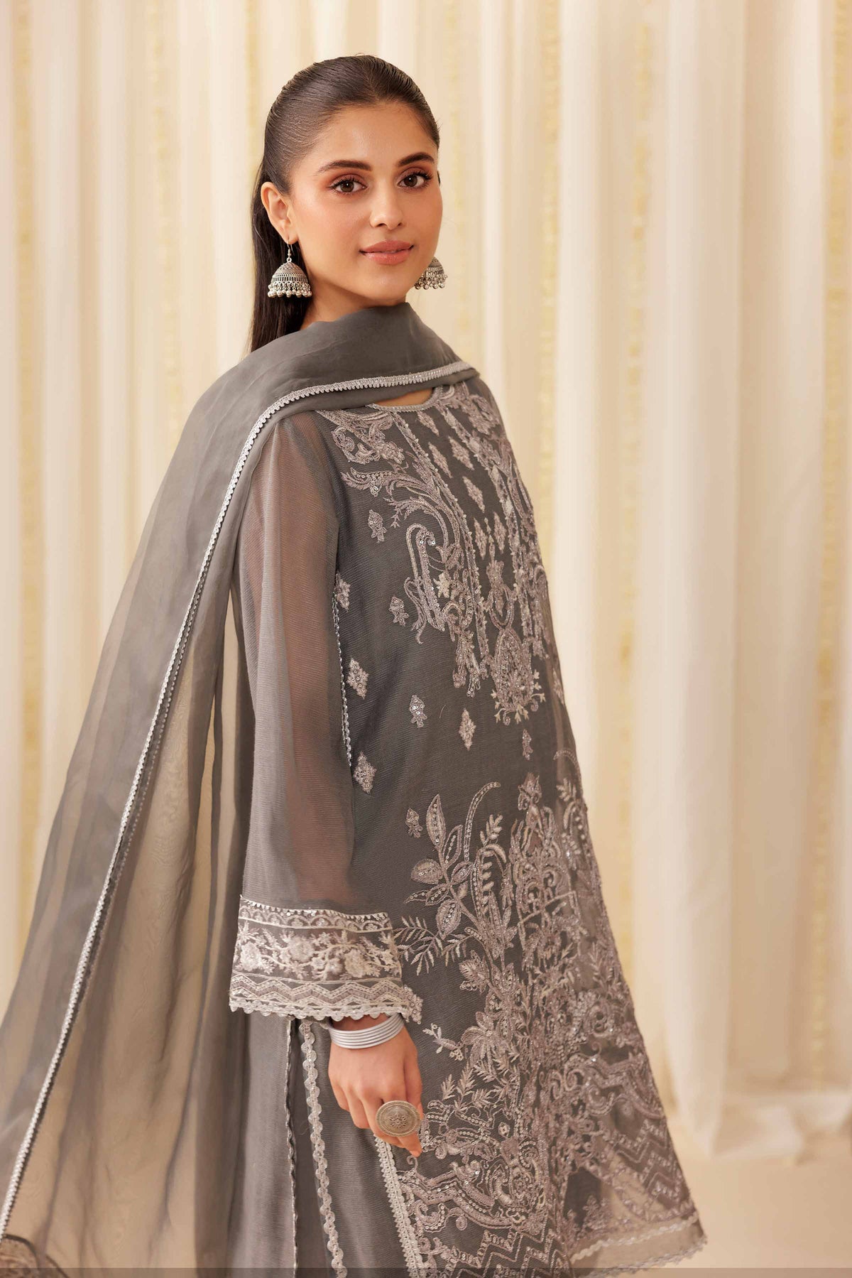 3 Piece - Embroidered Suit - PFE25-56 for Women - Pret Collection | Nishat | Shop Online