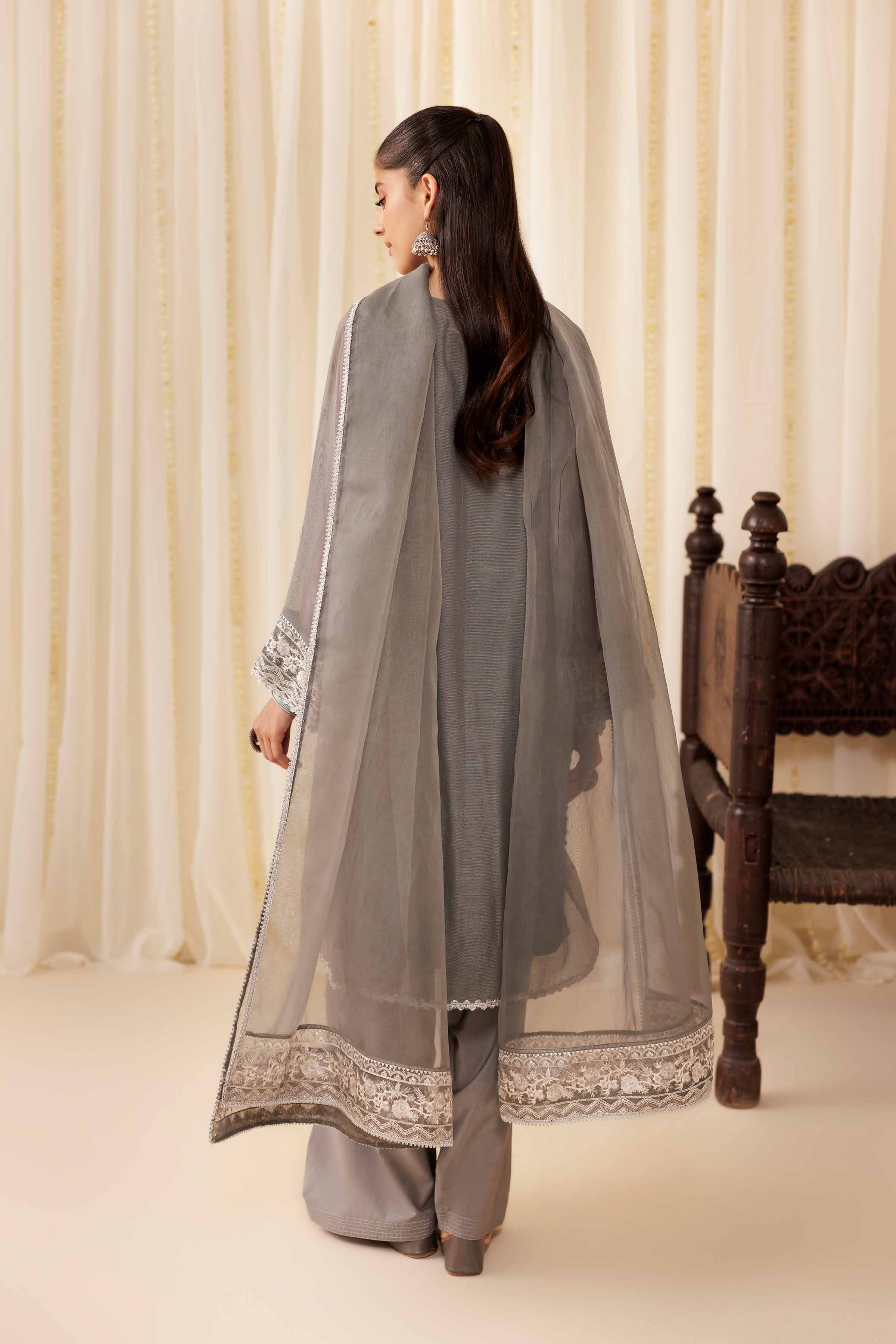 3 Piece - Embroidered Suit - PFE25-56 for Women - Pret Collection | Nishat | Shop Online