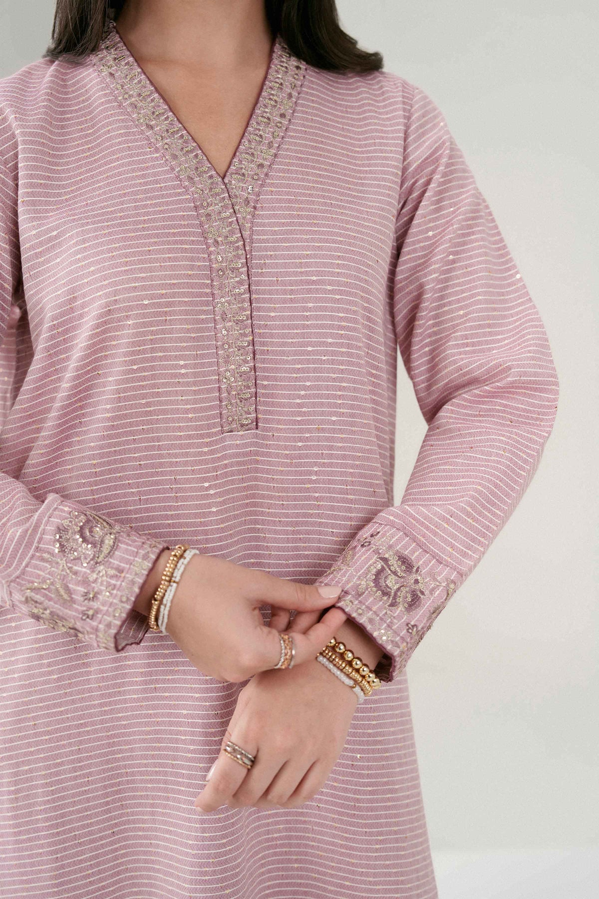 2 PIECE - EMBROIDERED SUIT - PFE26-47