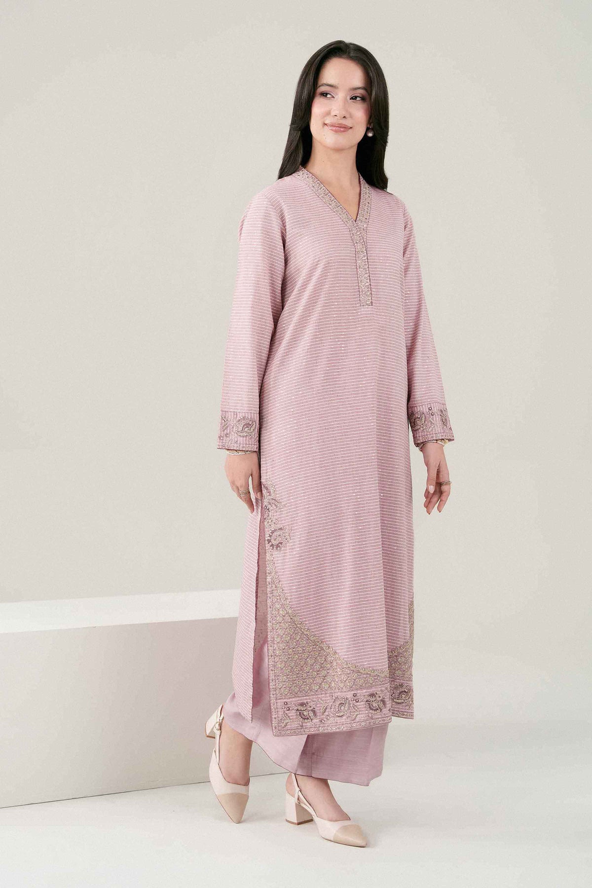 2 PIECE - EMBROIDERED SUIT - PFE26-47