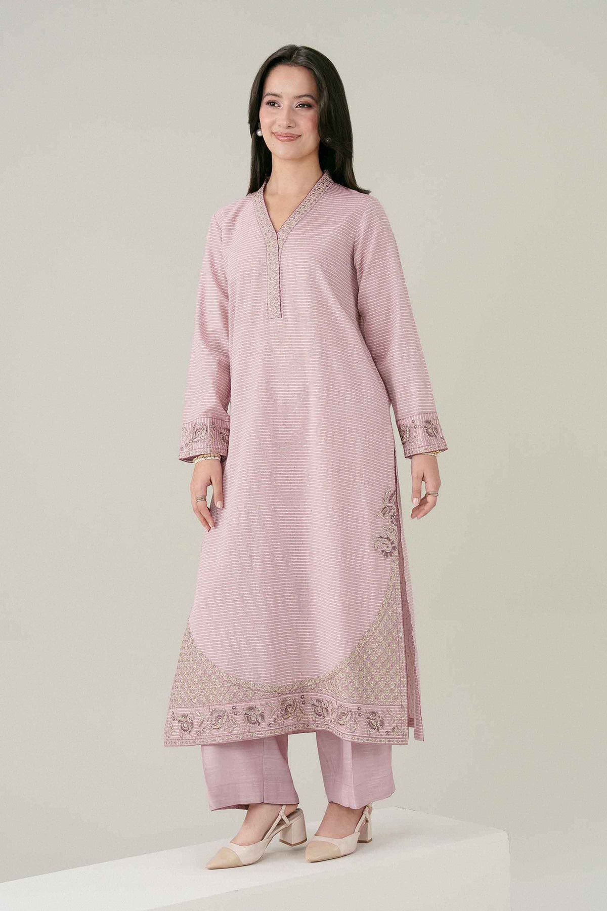 2 PIECE - EMBROIDERED SUIT - PFE26-47