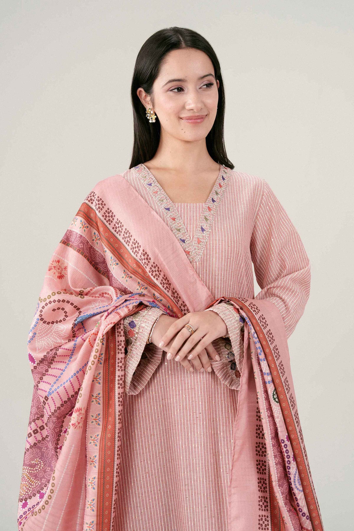 3 Piece - Embroidered Suit - PFE26-49 for Women - Pret Collection | Nishat | Shop Online