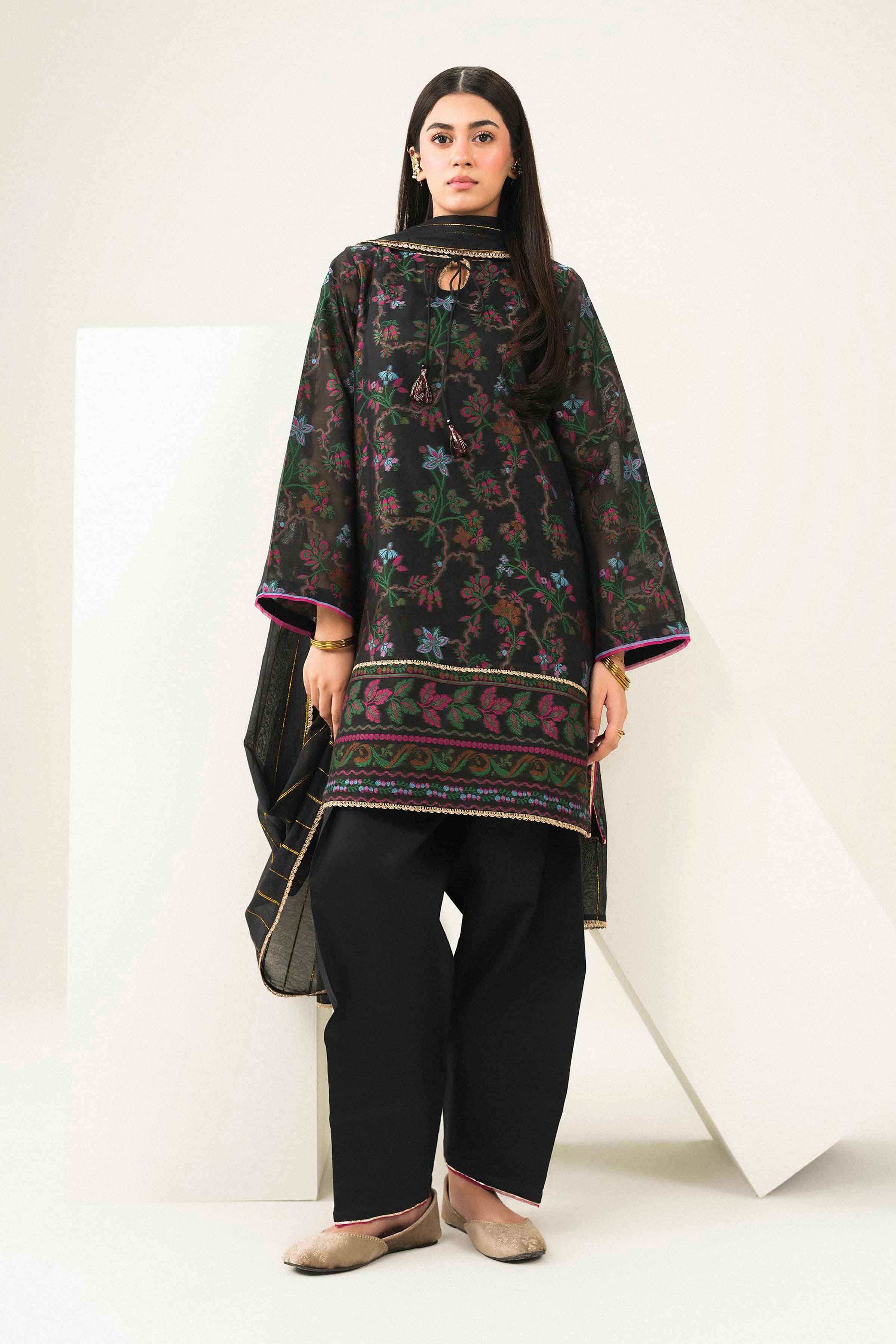 3 Piece - Embroidered Suit - PFE26-53 for Women - Pret Collection | Nishat | Shop Online 