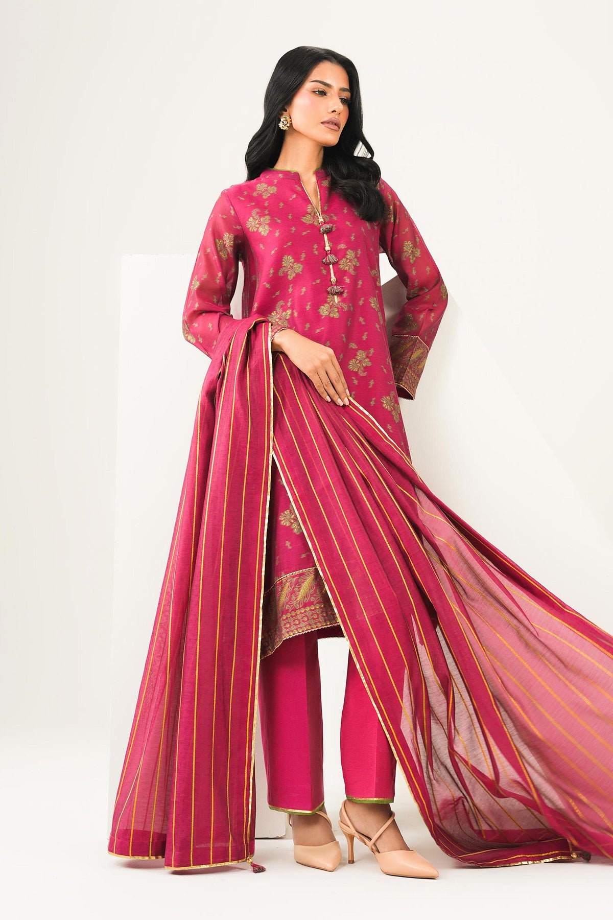 3 Piece - Printed Suit - PFE26-54 for Women -  Pret Collection | Nishat | Shop Online