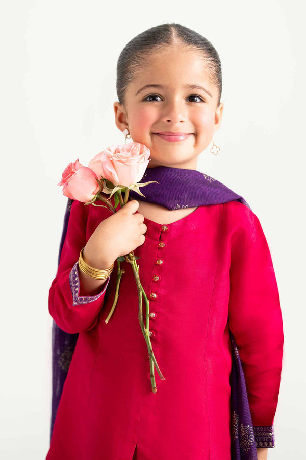 3 Piece - Embroidered Suit - PMD25-01 D for Women - Pret Collection | Nishat | Shop Online