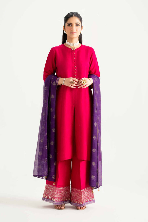 3 Piece - Embroidered Suit - PMD25-01 M for Women - Pret Collection | Nishat | Shop Online