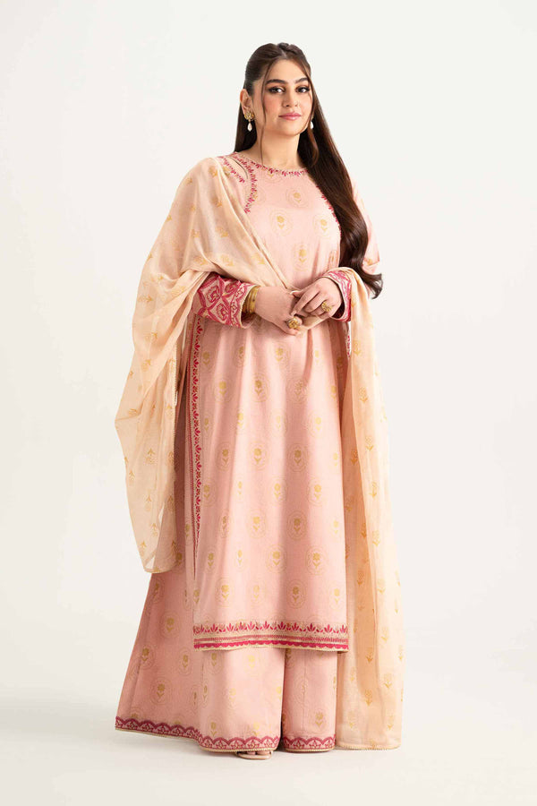 3 Piece - Printed Embroidered Suit - PMD25-05 M for Women - Pret Collection | Nishat | Shop Online