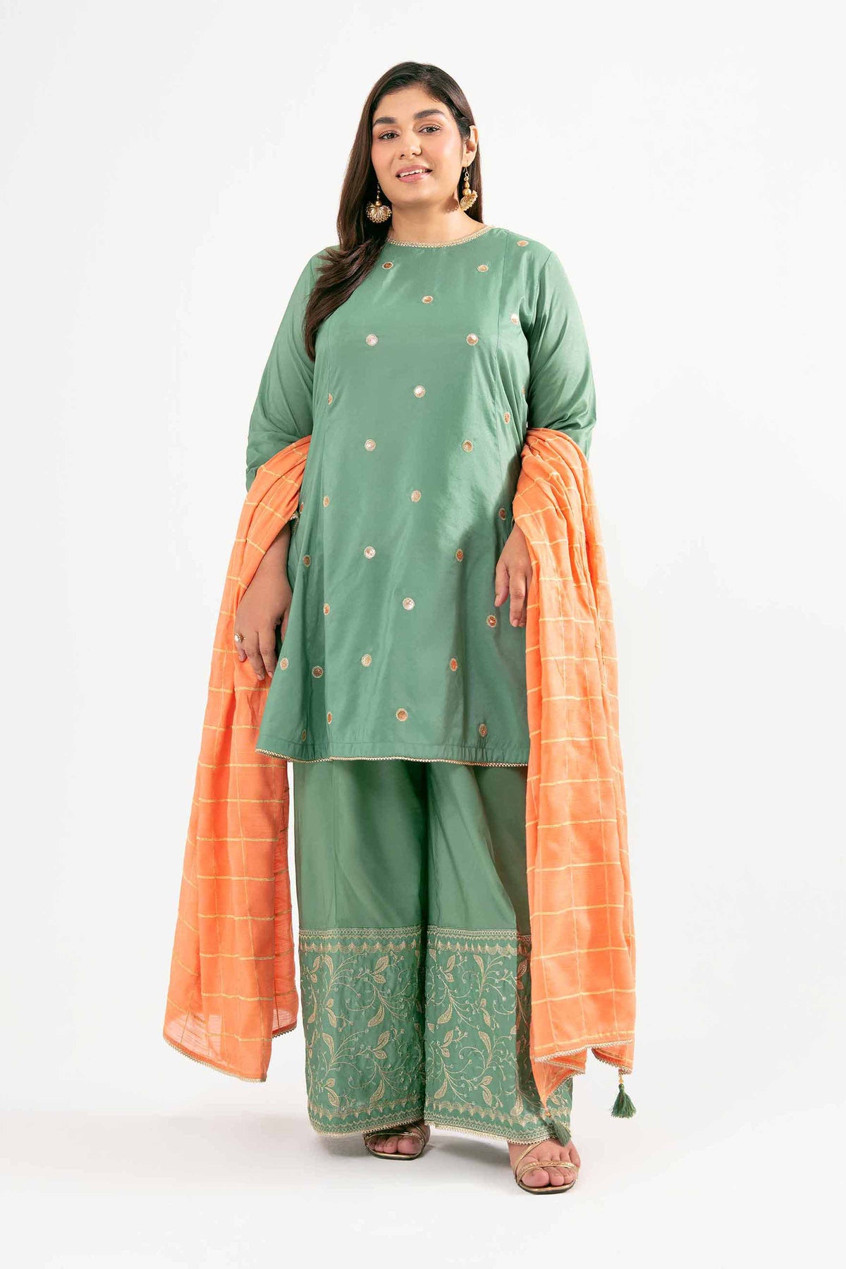 3 Piece - Embroidered Suit - PMD25-19 M for Women - Pret Collection | Nishat | Shop Online