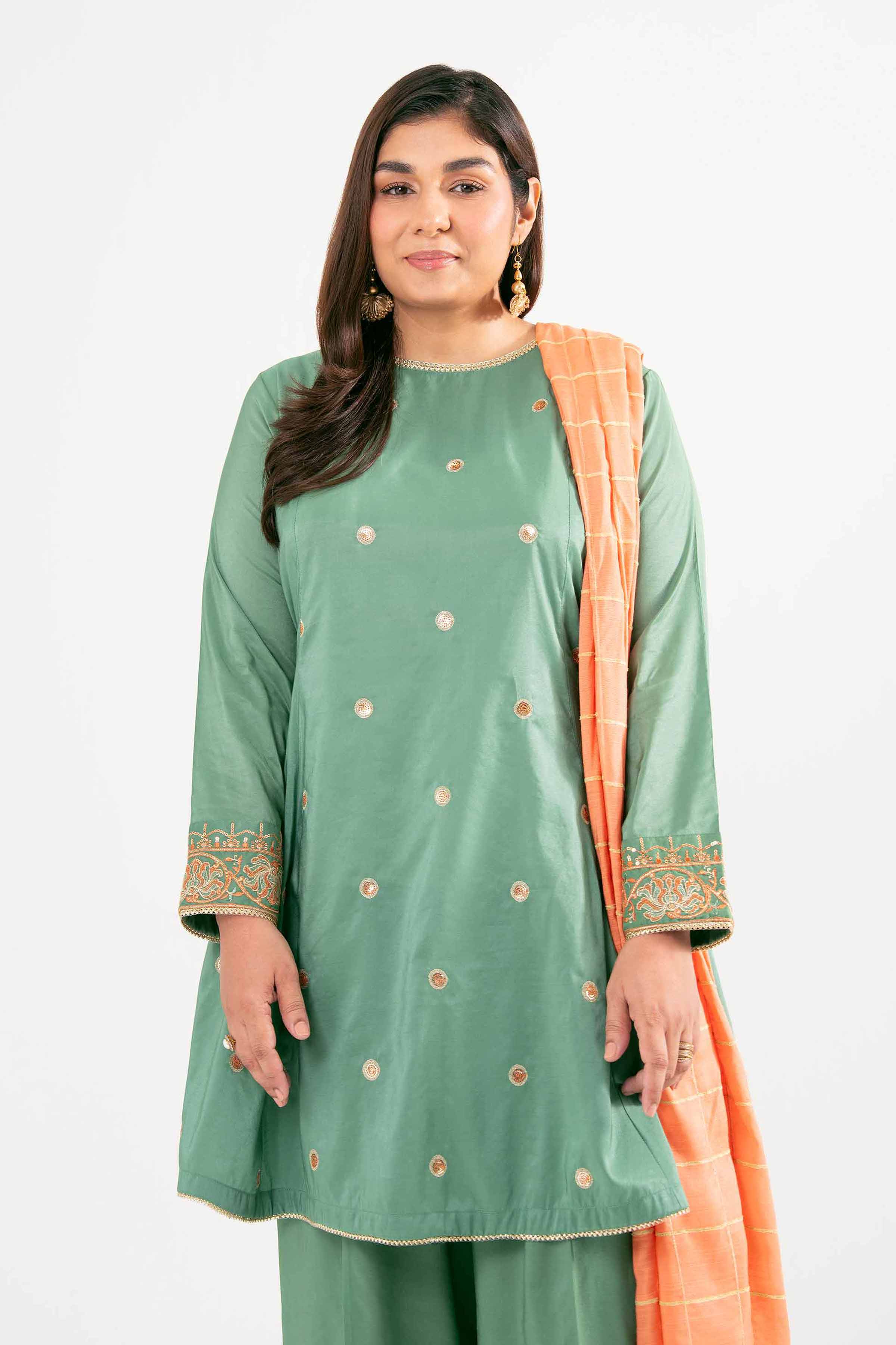 3 Piece - Embroidered Suit - PMD25-19 M for Women - Pret Collection | Nishat | Shop Online