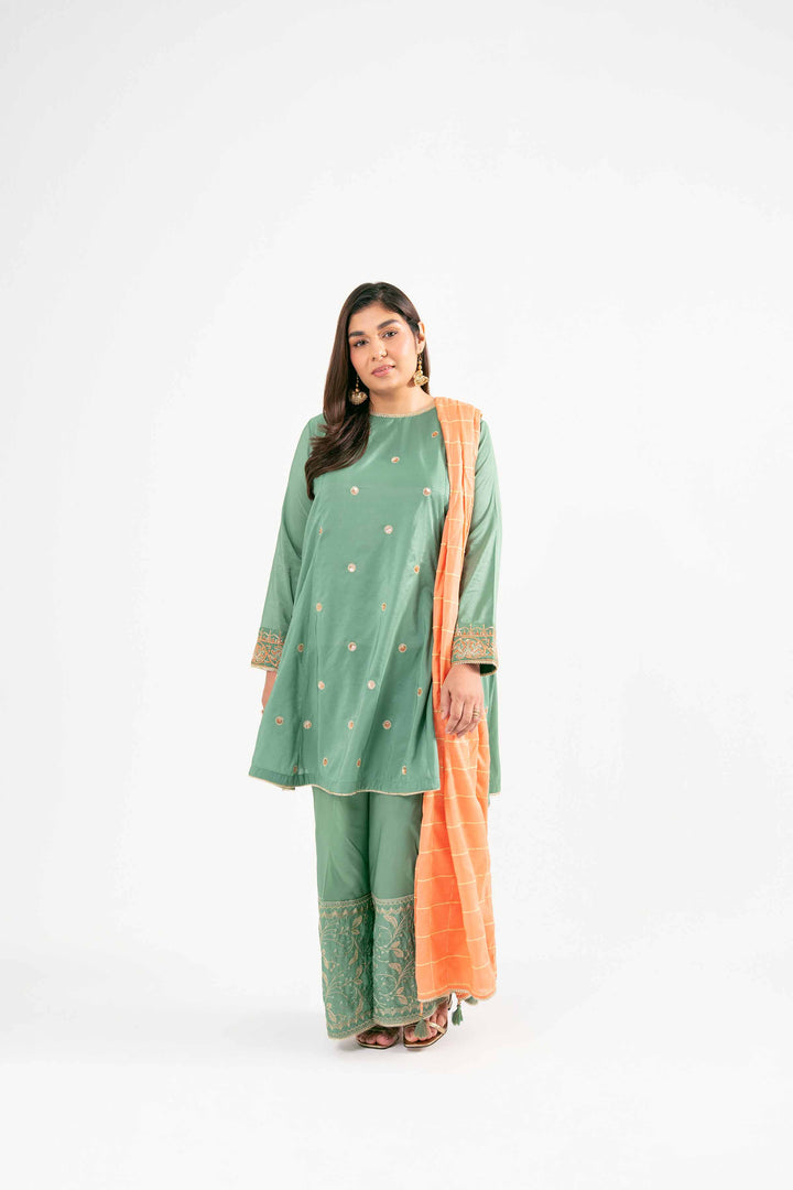 3 Piece - Embroidered Suit - PMD25-19 M for Women - Pret Collection | Nishat | Shop Online