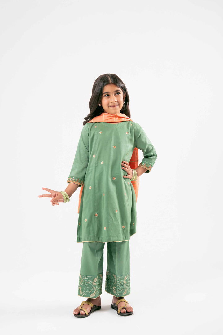 3 Piece - Embroidered Suit - PMD25-19 D for Women - Pret Collection | Nishat | Shop Online