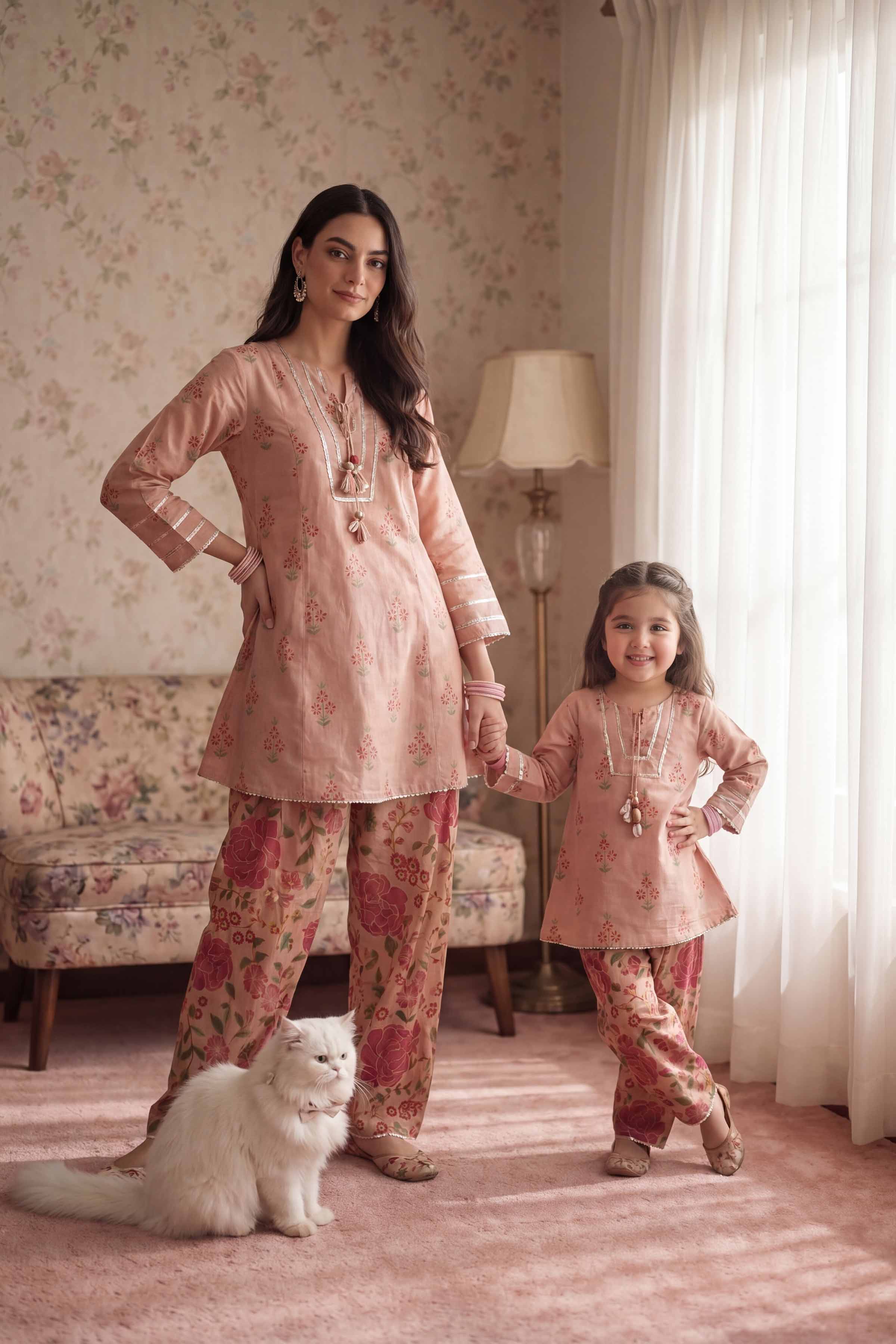 2 Piece - Printed Suit - PMD26-10 M