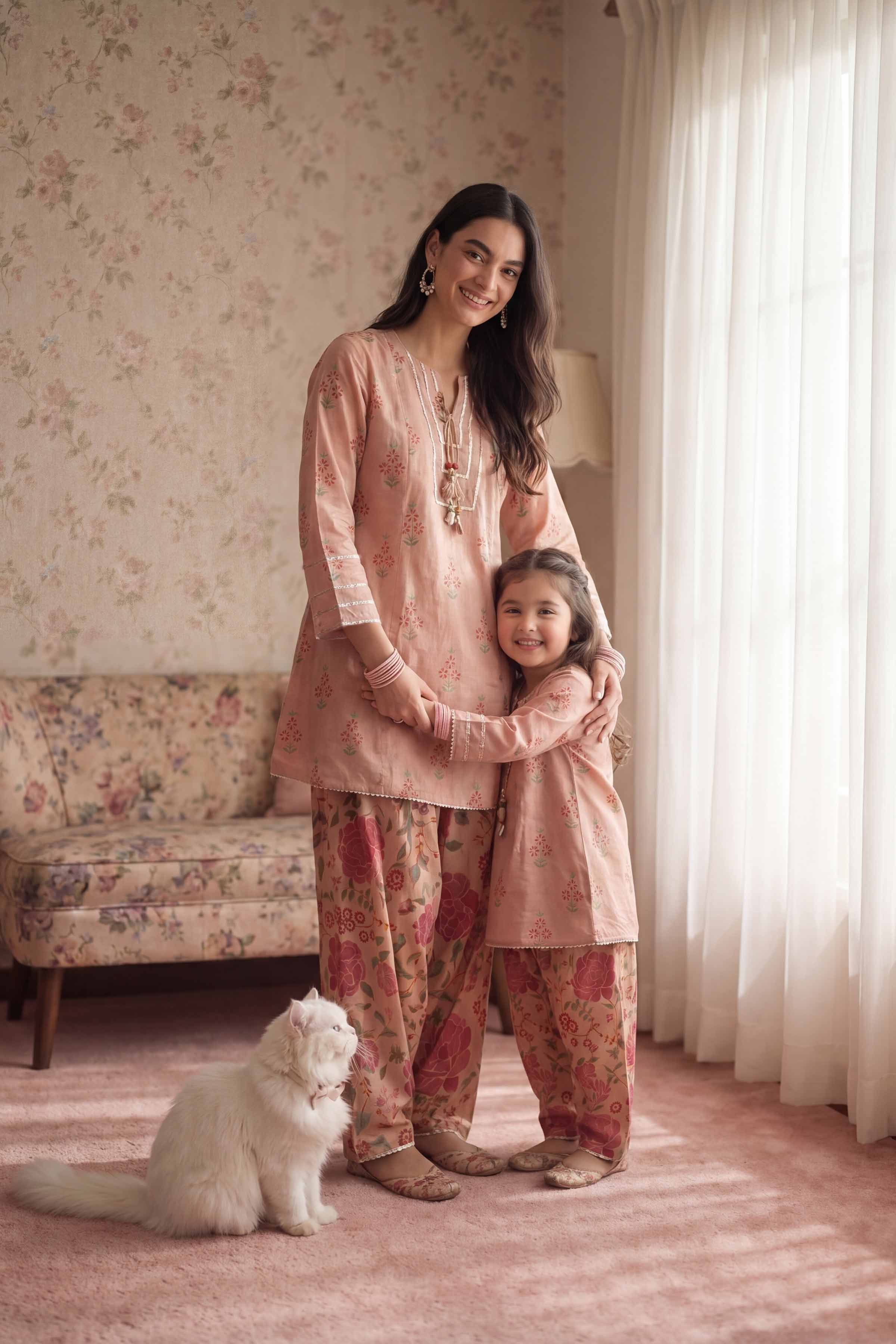 2 Piece - Printed Suit - PMD26-10 M