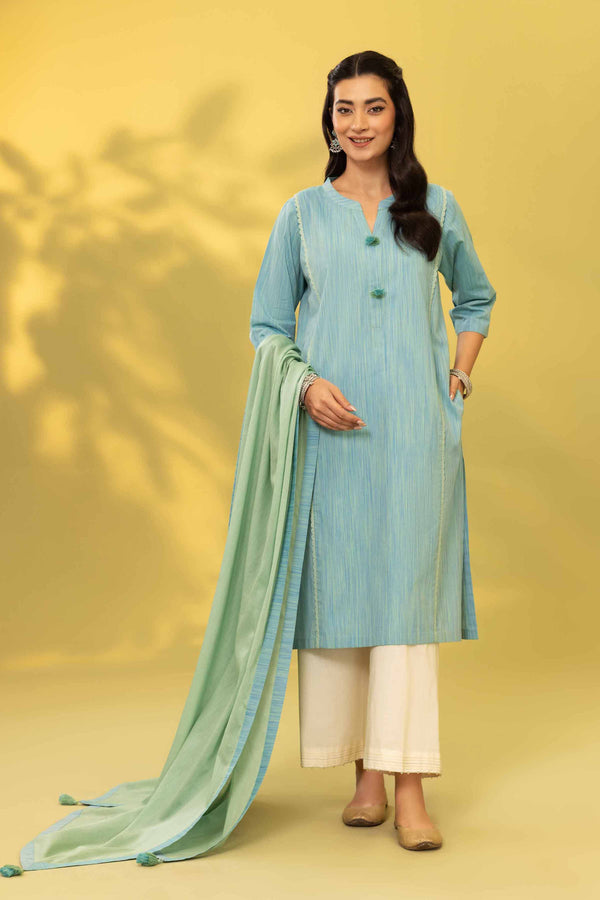 2 Piece - Embroidered Suit - PS23-302