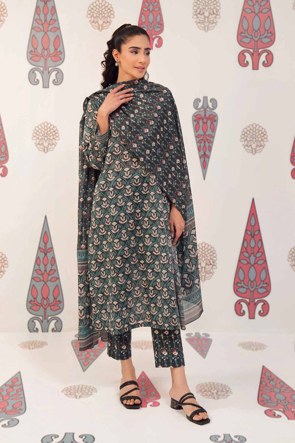 3 Piece - Printed Suit - PS24-144