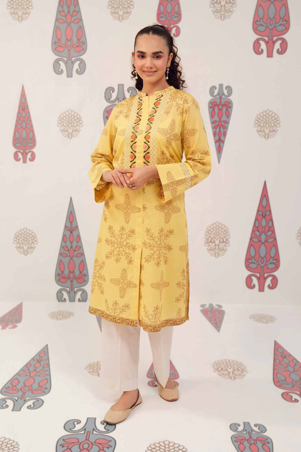 Printed Embroidered Shirt - PS24-148