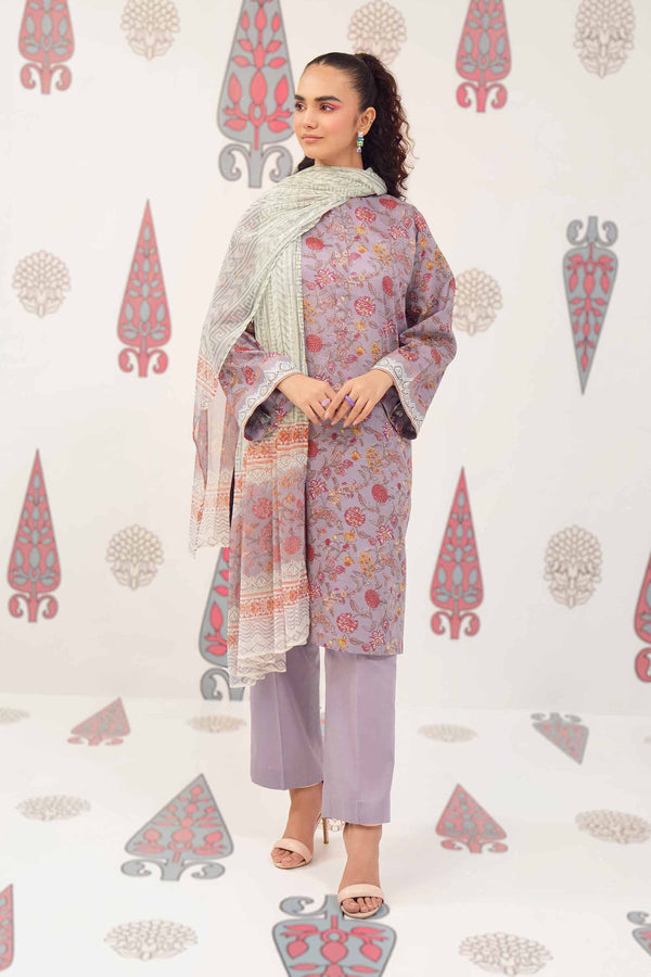 3 Piece - Printed Suit - PS24-171