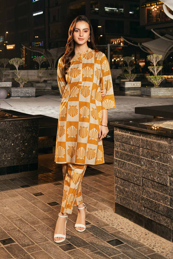 2 Piece - Printed Suit - PS24-203