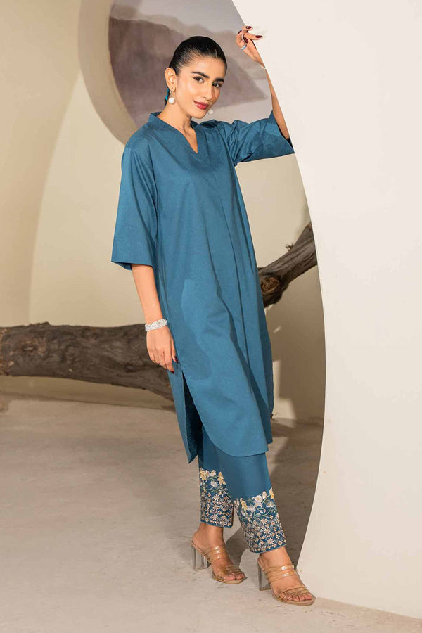 2 Piece - Embroidered Suit - PS24-22