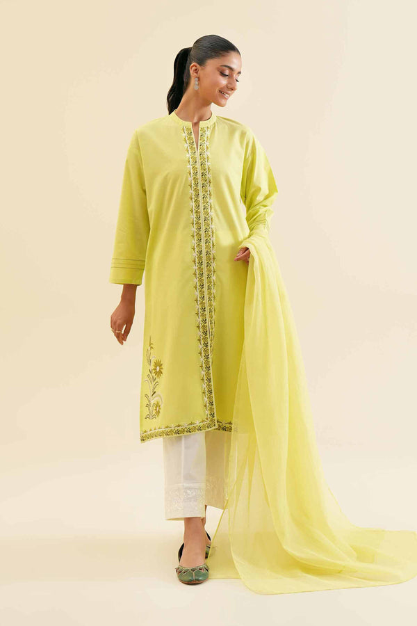 2 Piece - Embroidered Suit - PS24-347