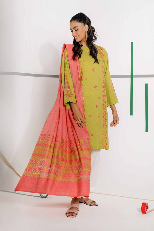 2 Piece - Embroidered Suit - PS24-56
