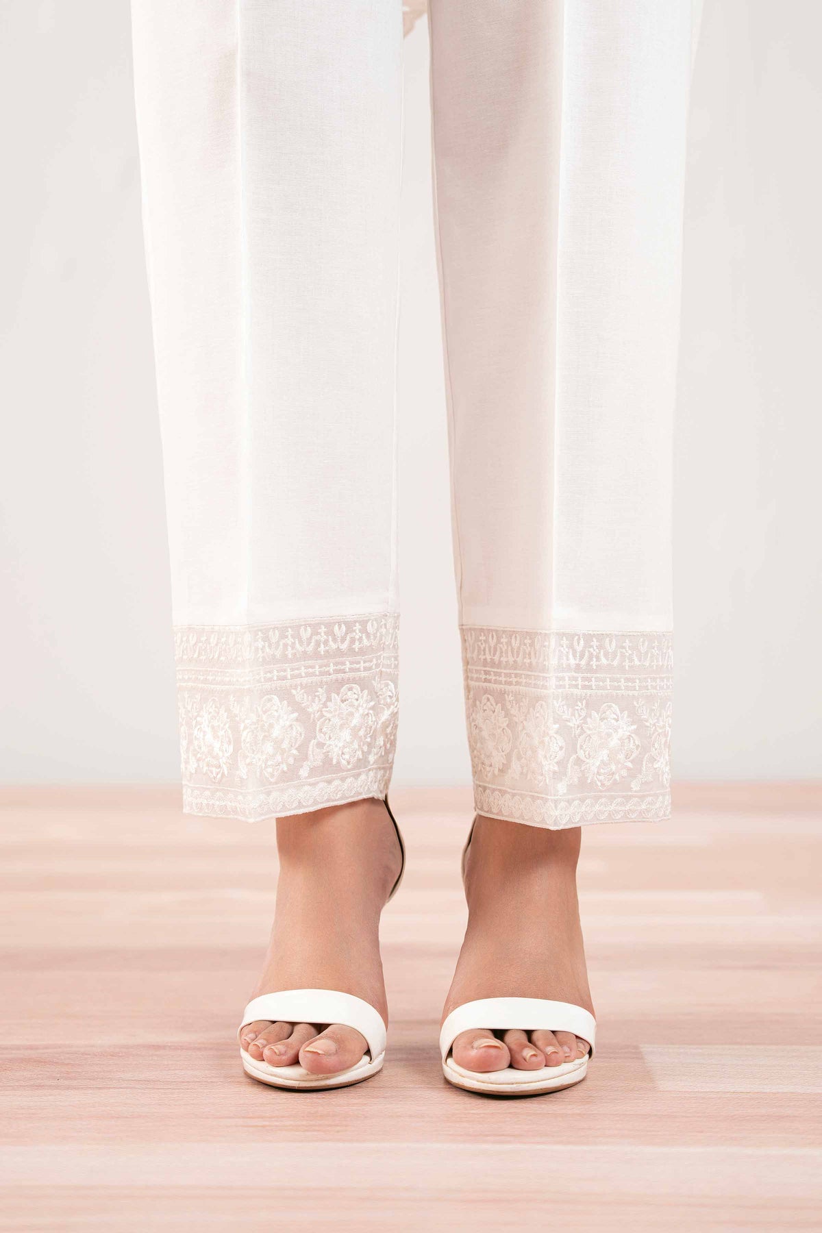 Embroidered Trousers - PS25-163 for Women - Pret Collection | Nishat | Shop Online