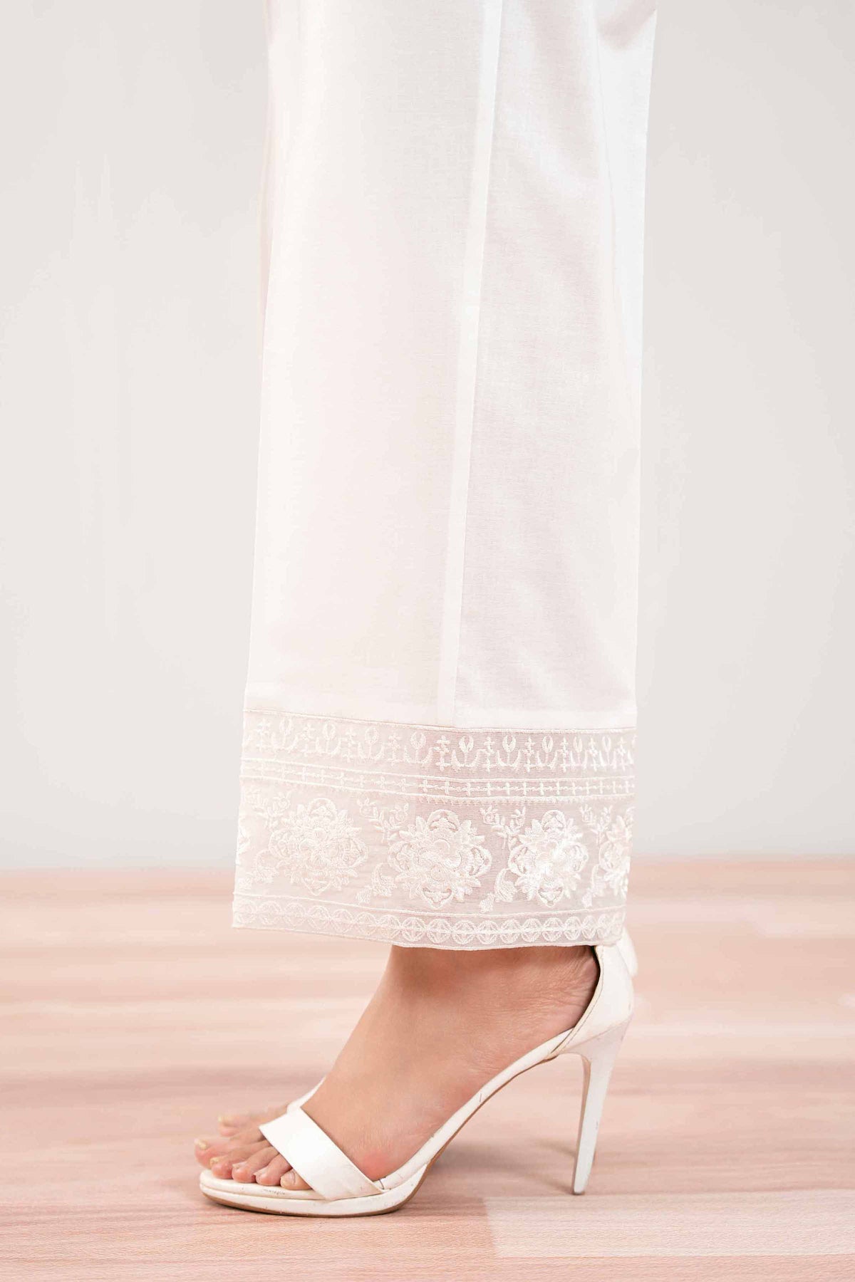 Embroidered Trousers - PS25-163 for Women - Pret Collection | Nishat | Shop Online