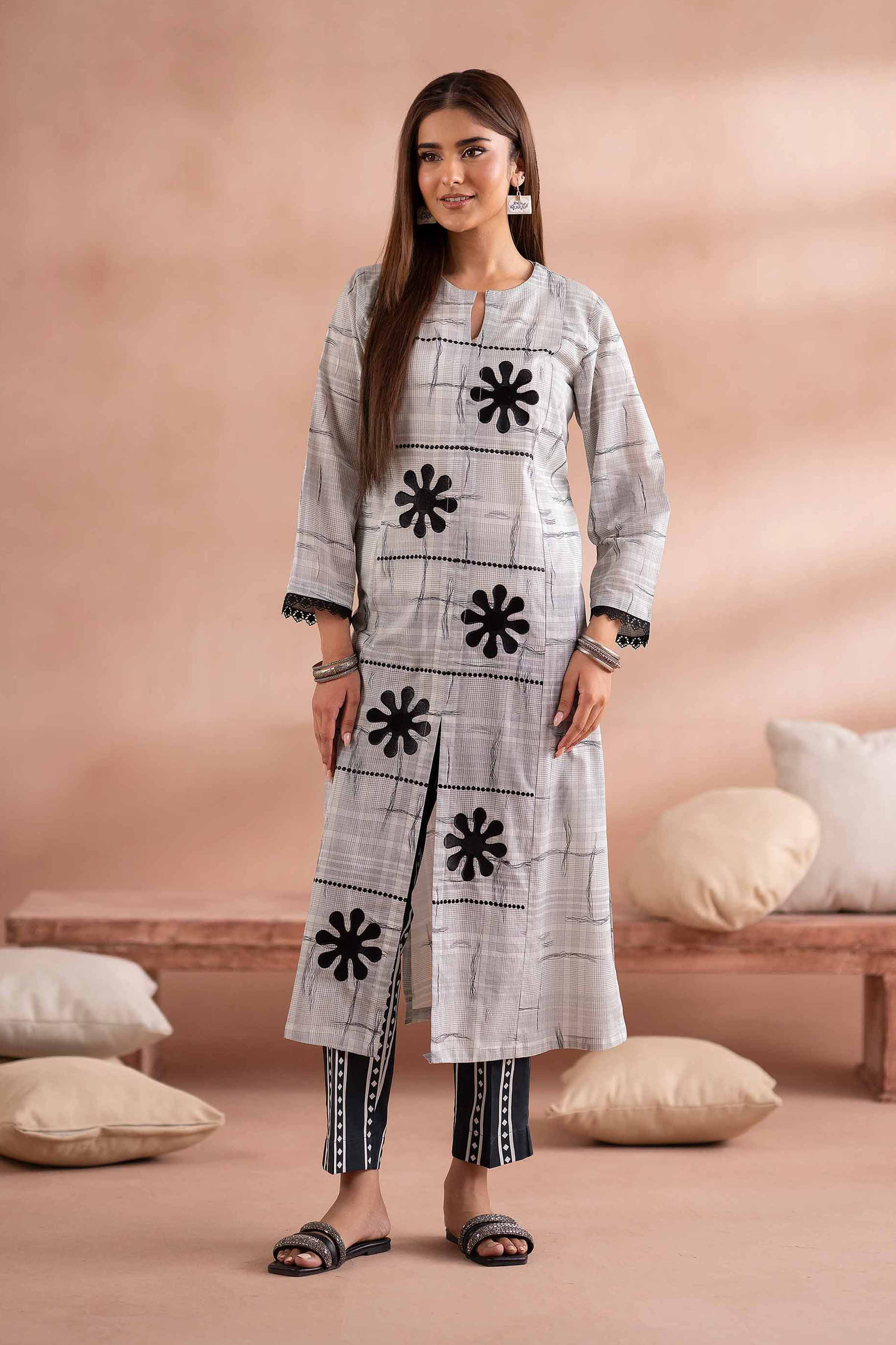 2 Piece Printed Embroidered Suit Pret Summer 2025 Vol-2