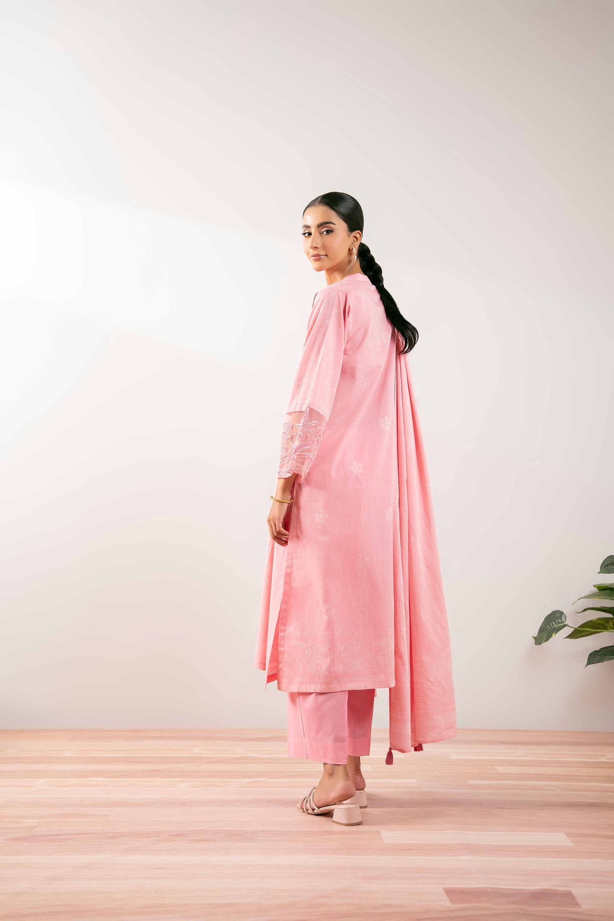 3 Piece - Embroidered Suit - PS25-208 for Women - Pret Collection | Nishat | Shop Online