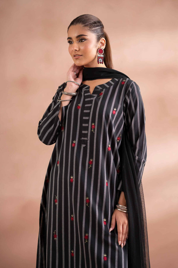 3 Piece - Embroidered Suit - PS25-214 for Women - Pret Collection | Nishat | Shop Online