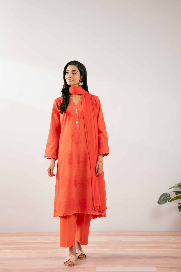 3 Piece - Basic Suit - PS25-263 for Women - Pret Collection | Nishat | Shop Online