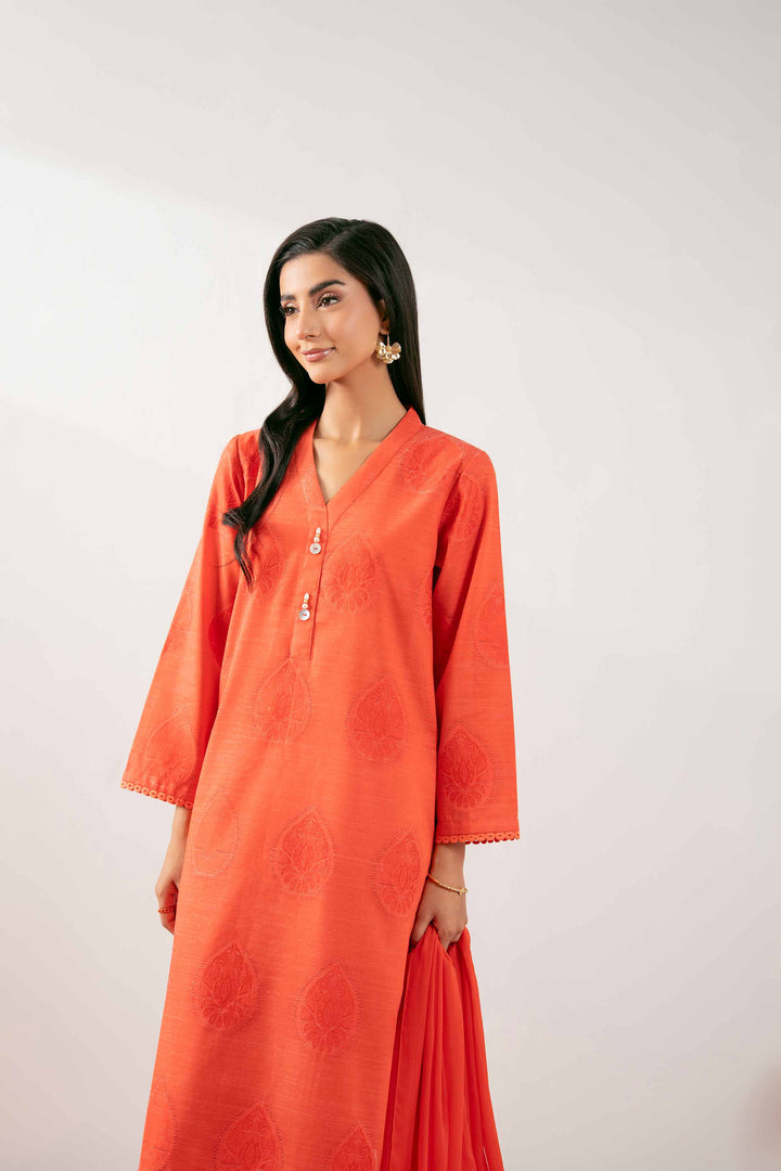 3 Piece - Basic Suit - PS25-263 for Women - Pret Collection | Nishat | Shop Online