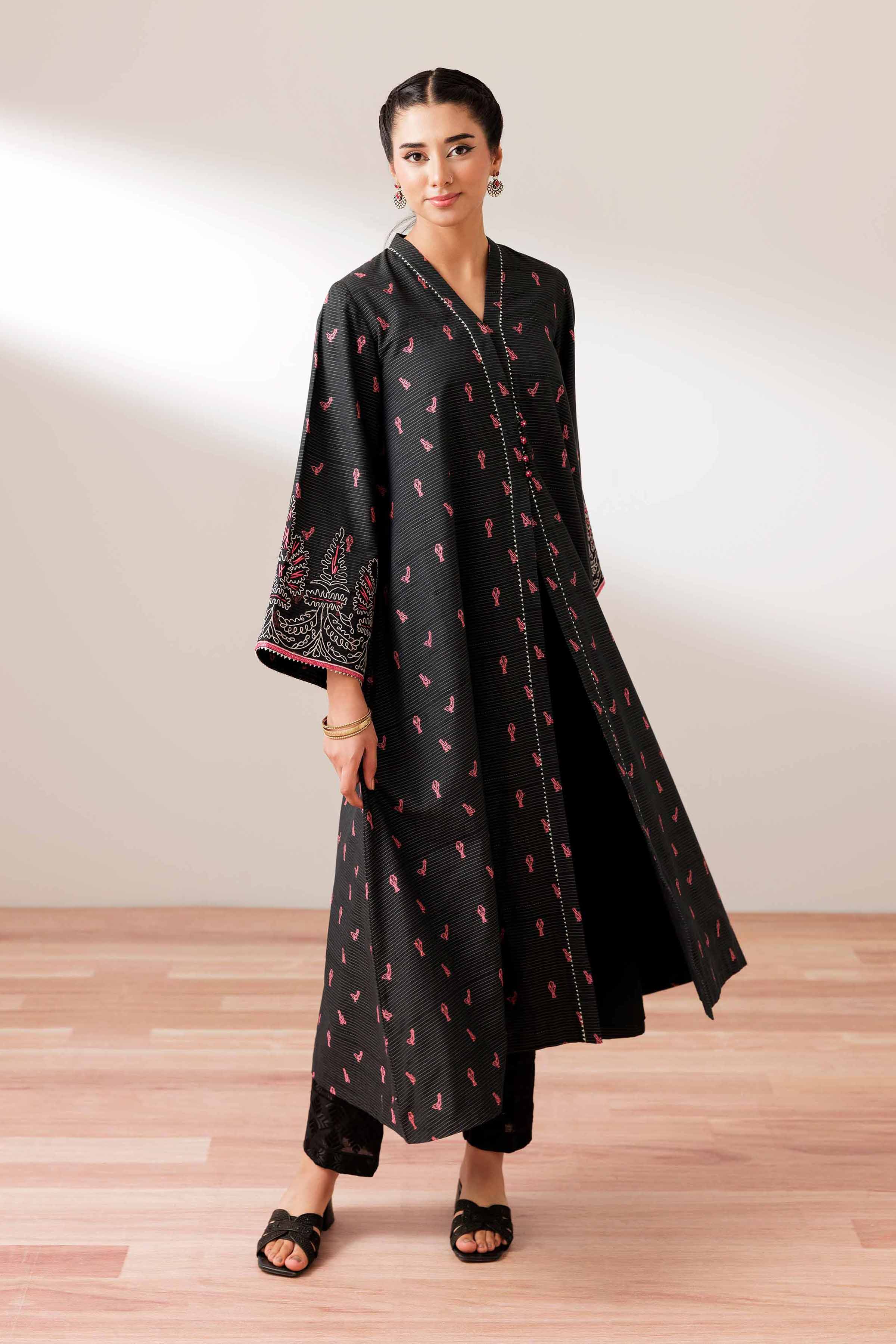 Printed Embroidered Jacket - PS25-73 for Women - Pret Collection | Nishat | Shop Online