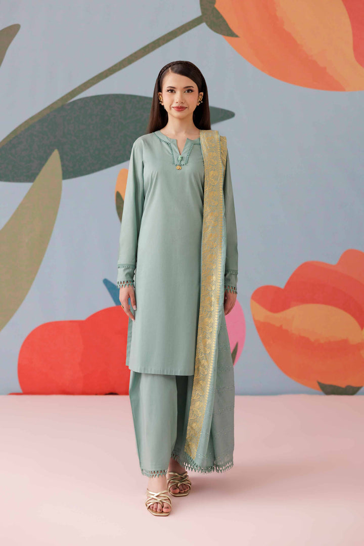 3 Piece - Basic Suit - PS25-93 for Women - Pret Collection | Nishat | Shop Online