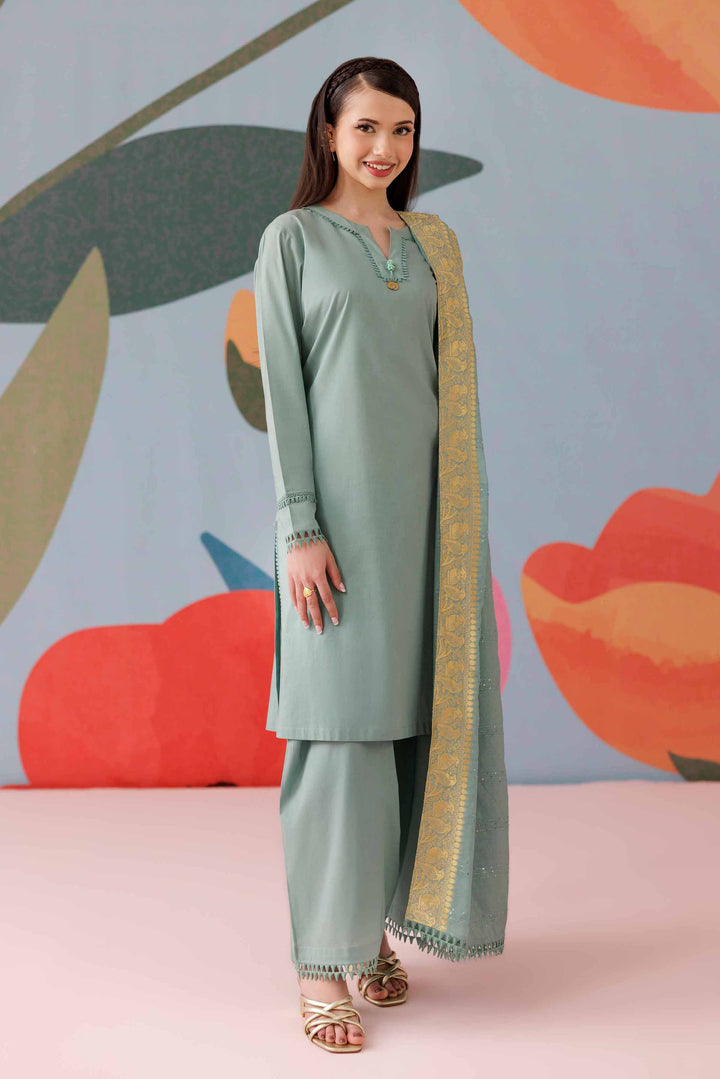3 Piece - Basic Suit - PS25-93 for Women - Pret Collection | Nishat | Shop Online