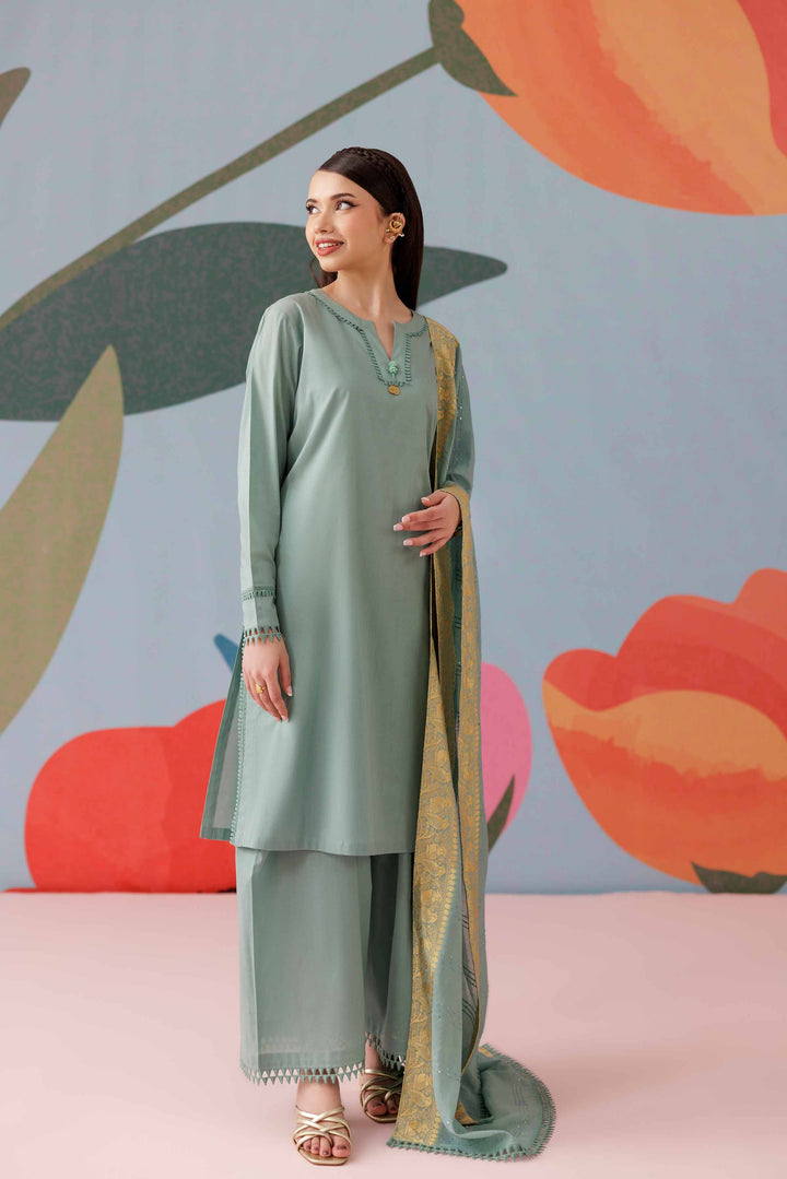 3 Piece - Basic Suit - PS25-93 for Women - Pret Collection | Nishat | Shop Online