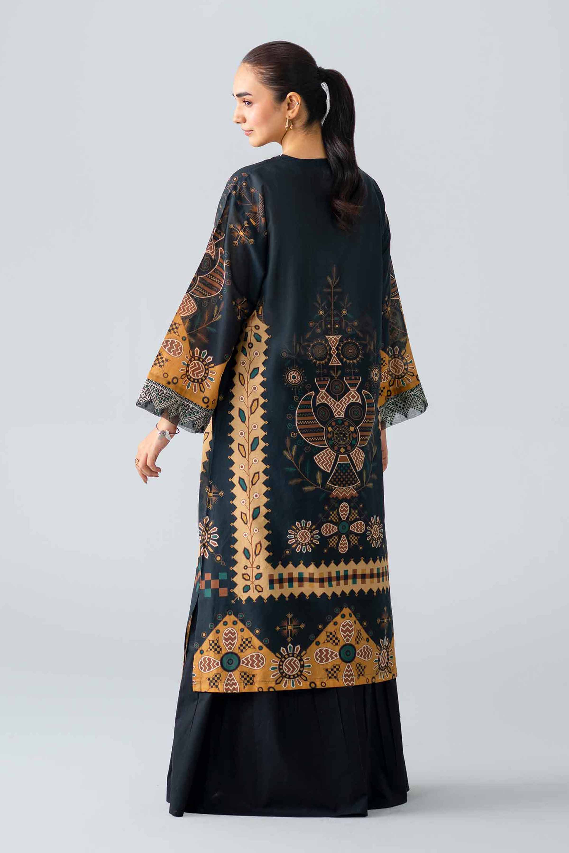 Printed Embroidered Shirt - PS26-09