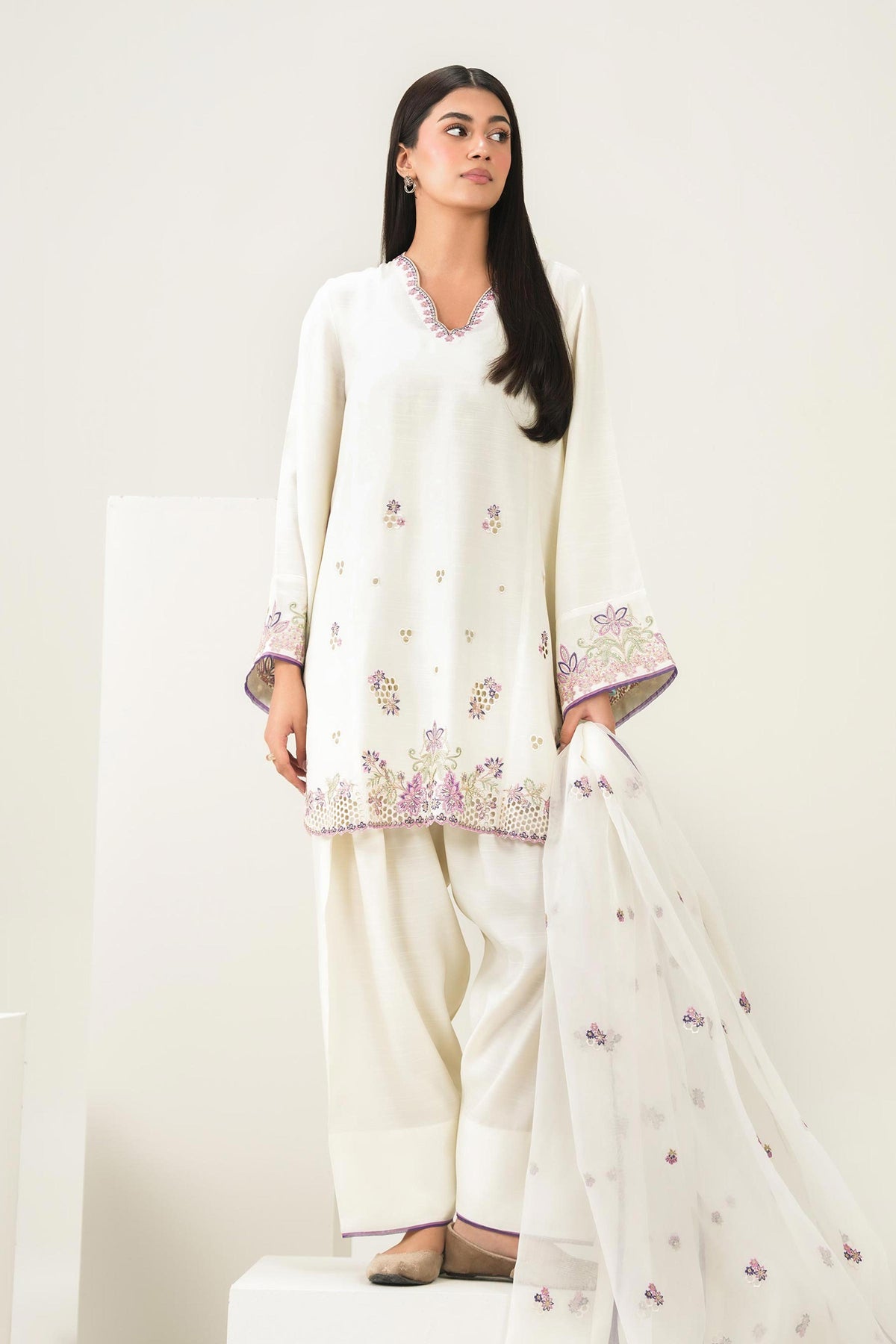 3 Piece - Embroidered Suit - PS26-169 for Women -  Pret Collection | Nishat | Shop Online