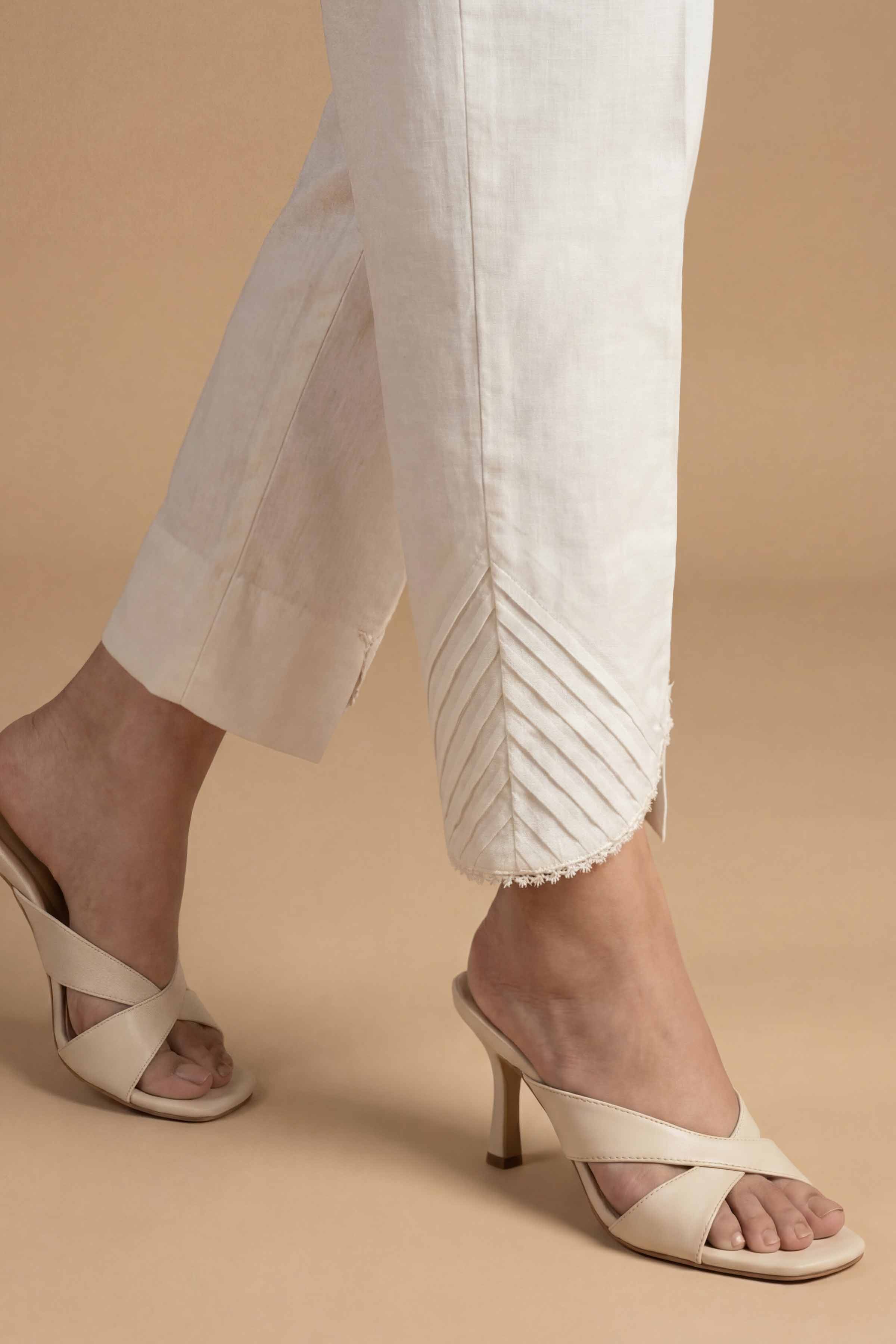 Basic Trousers - PS26-192 for Women - Pret Collection | Nishat | Shop Online