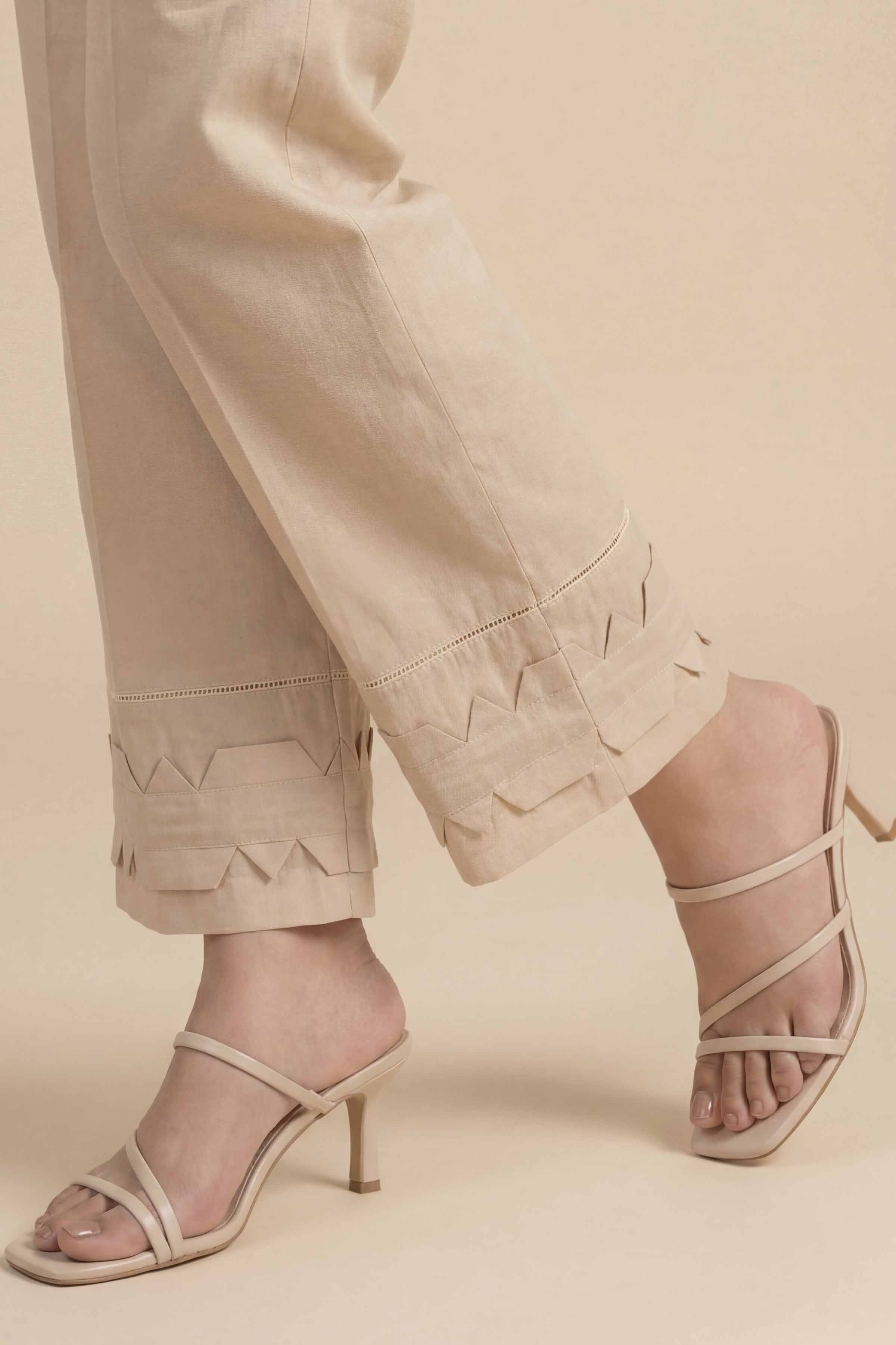 Basic Trousers - PS26-199 for Women - Pret Collection | Nishat | Shop Online