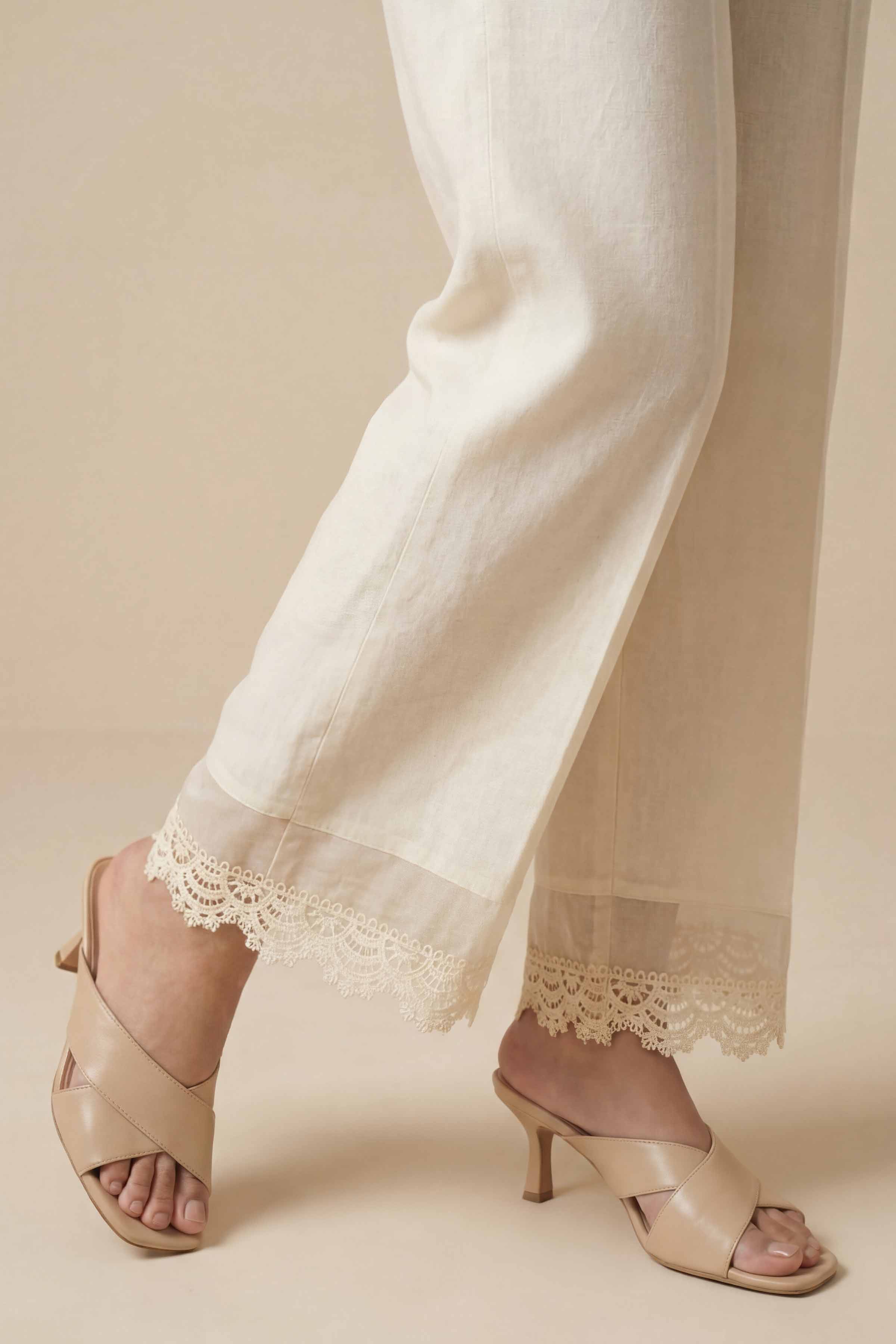 Basic Trousers - PS26-200 for Women - Pret Collection | Nishat | Shop Online