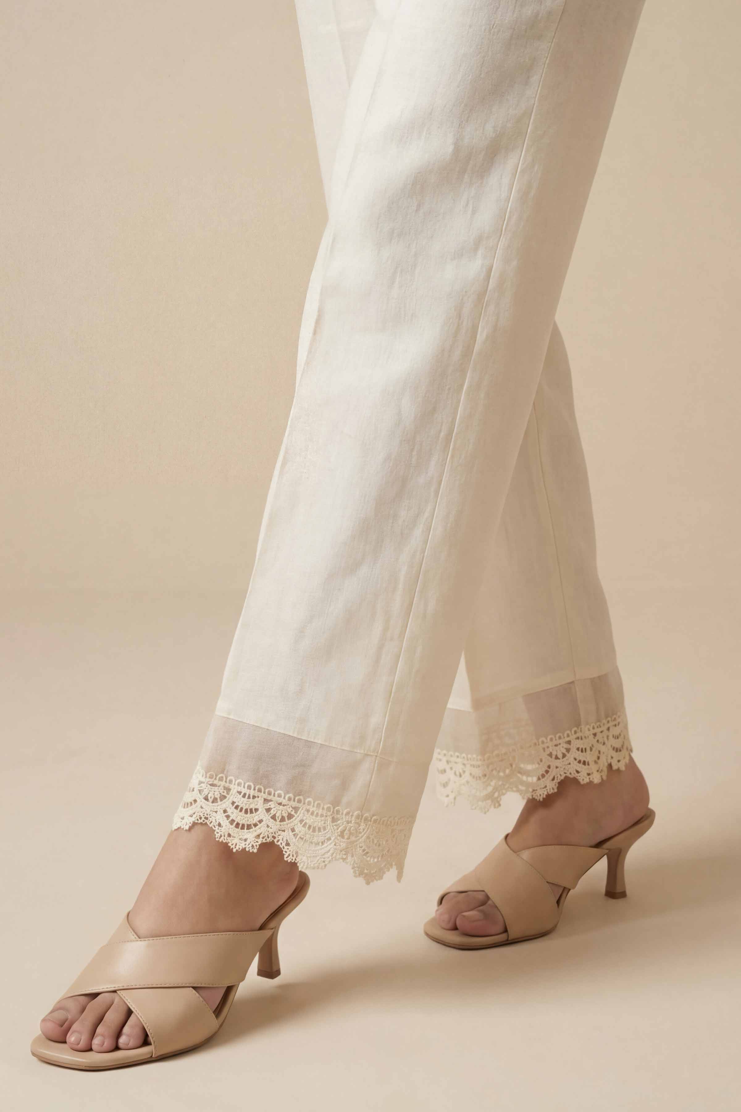 Basic Trousers - PS26-200 for Women - Pret Collection | Nishat | Shop Online