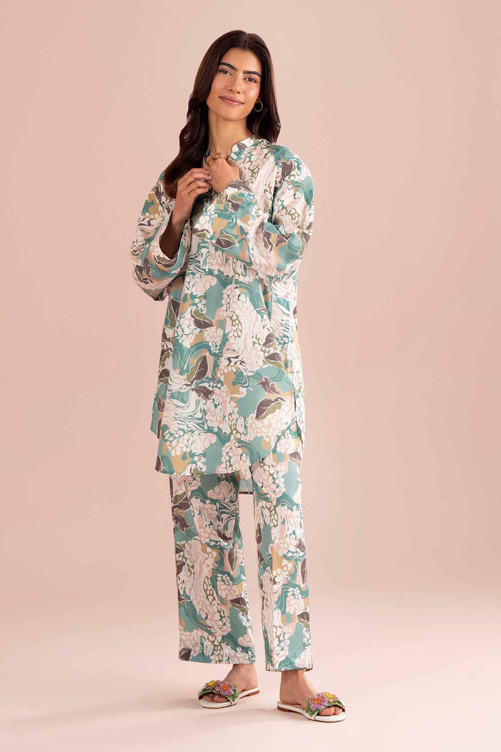 2 Piece - Printed Suit - PS26-71