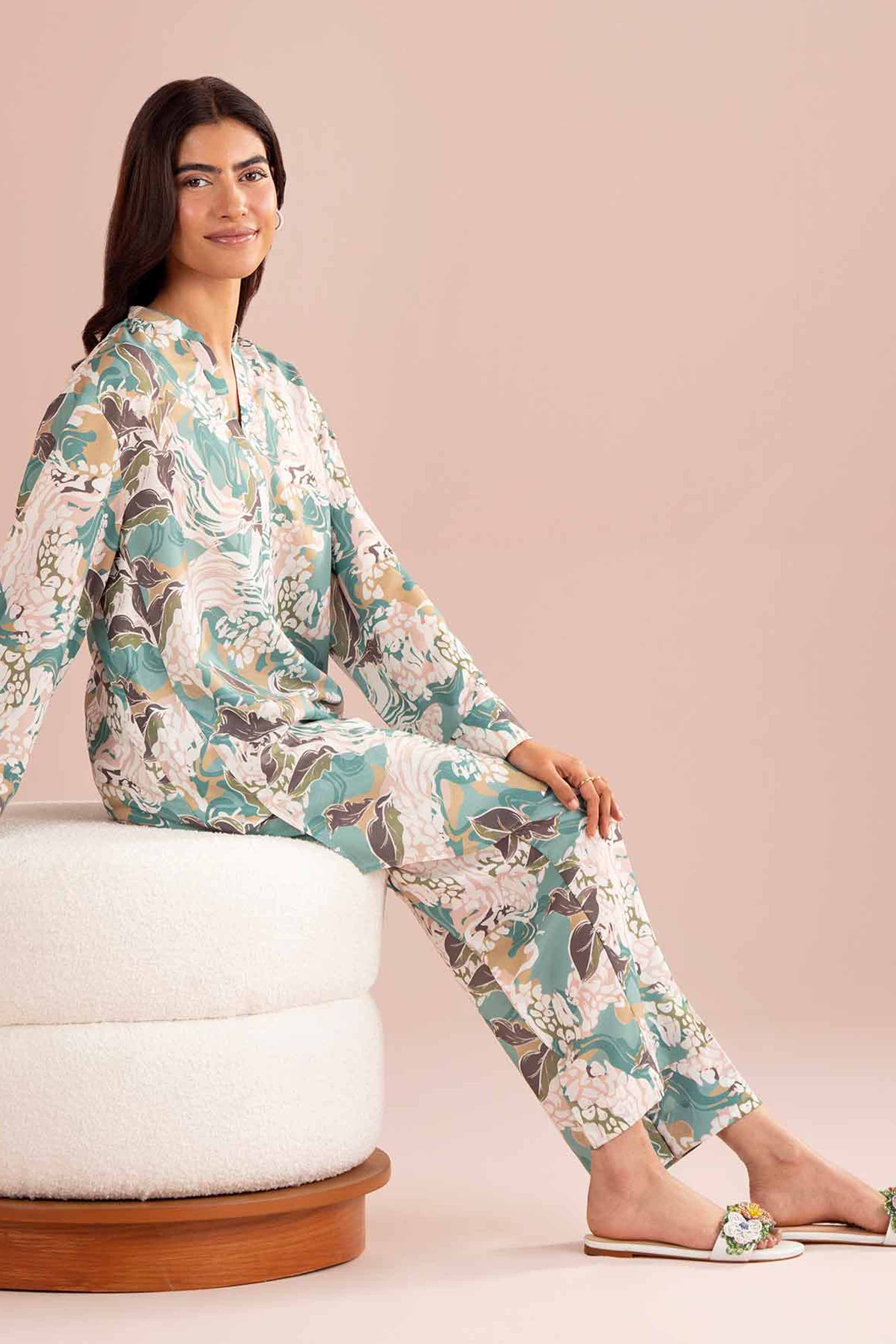 2 Piece - Printed Suit - PS26-71 for Women - Pret Collection | Nishat | Shop Online