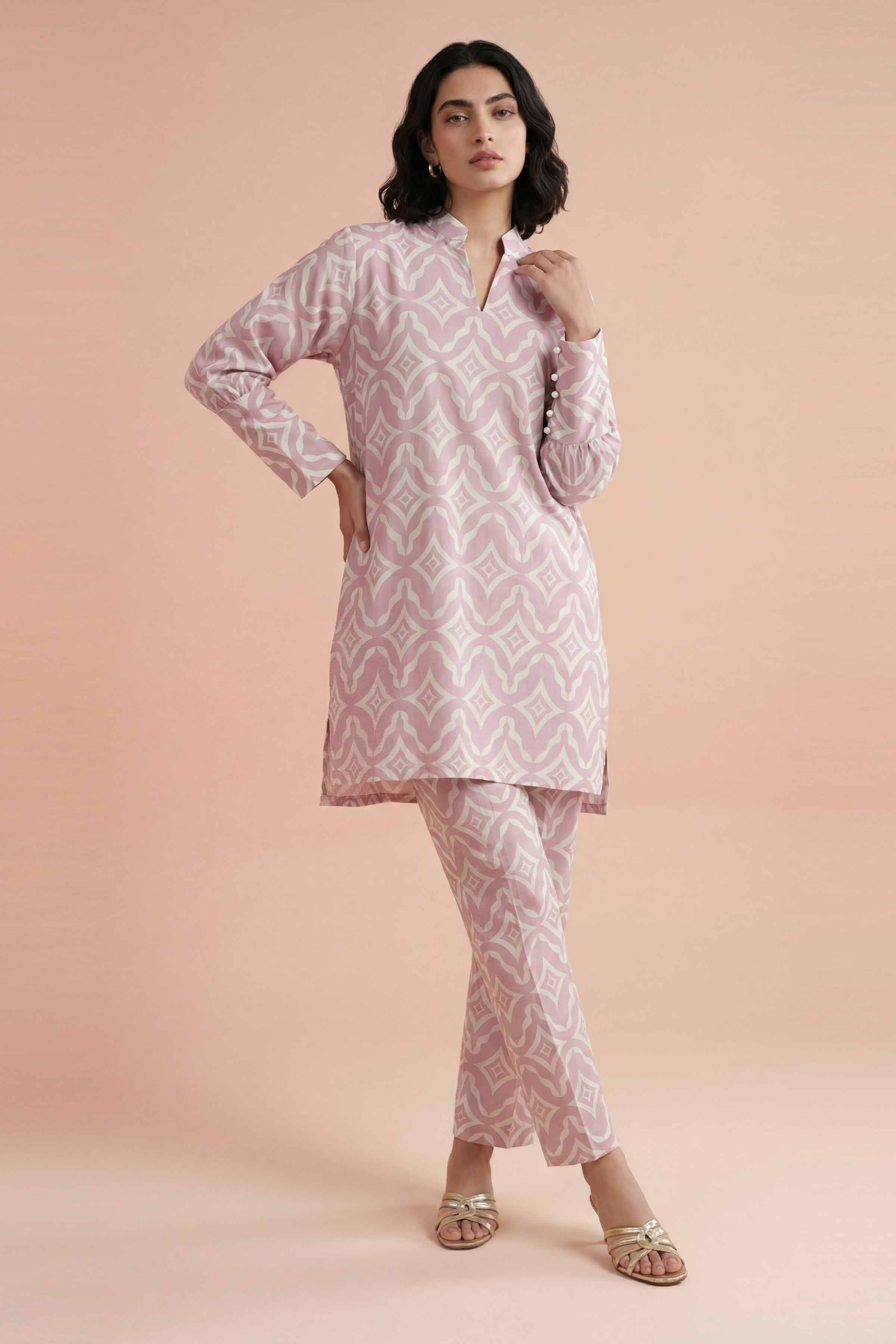 2 Piece - Printed Suit - PS26-85